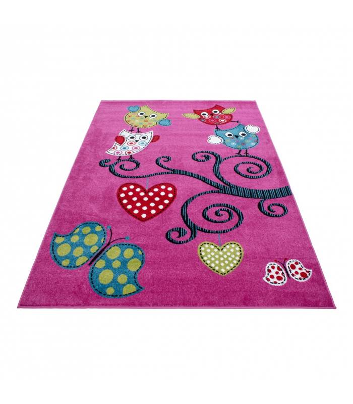 Tapis enfant poils courts phare bateau de mer chambre d'enfant gris beige