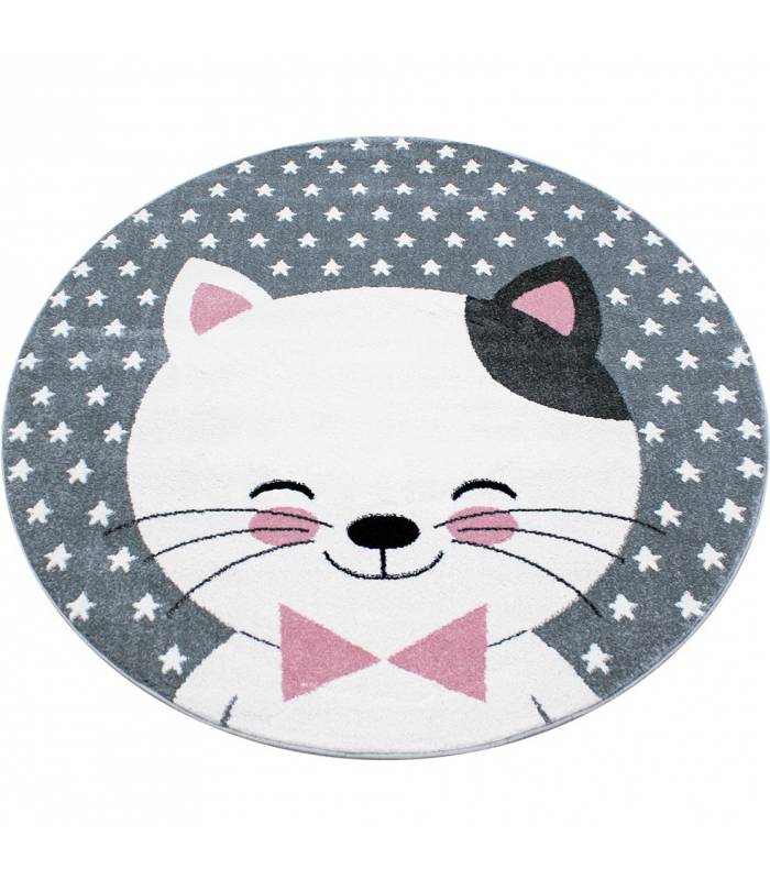 Tapis enfant poils courts phare bateau de mer chambre d'enfant gris beige