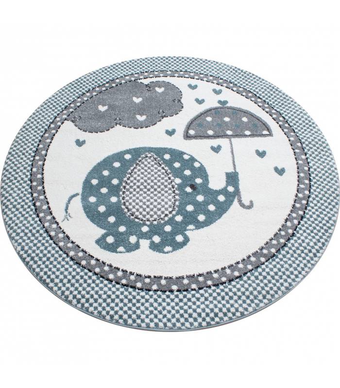 Tapis enfant poils courts phare bateau de mer chambre d'enfant gris beige