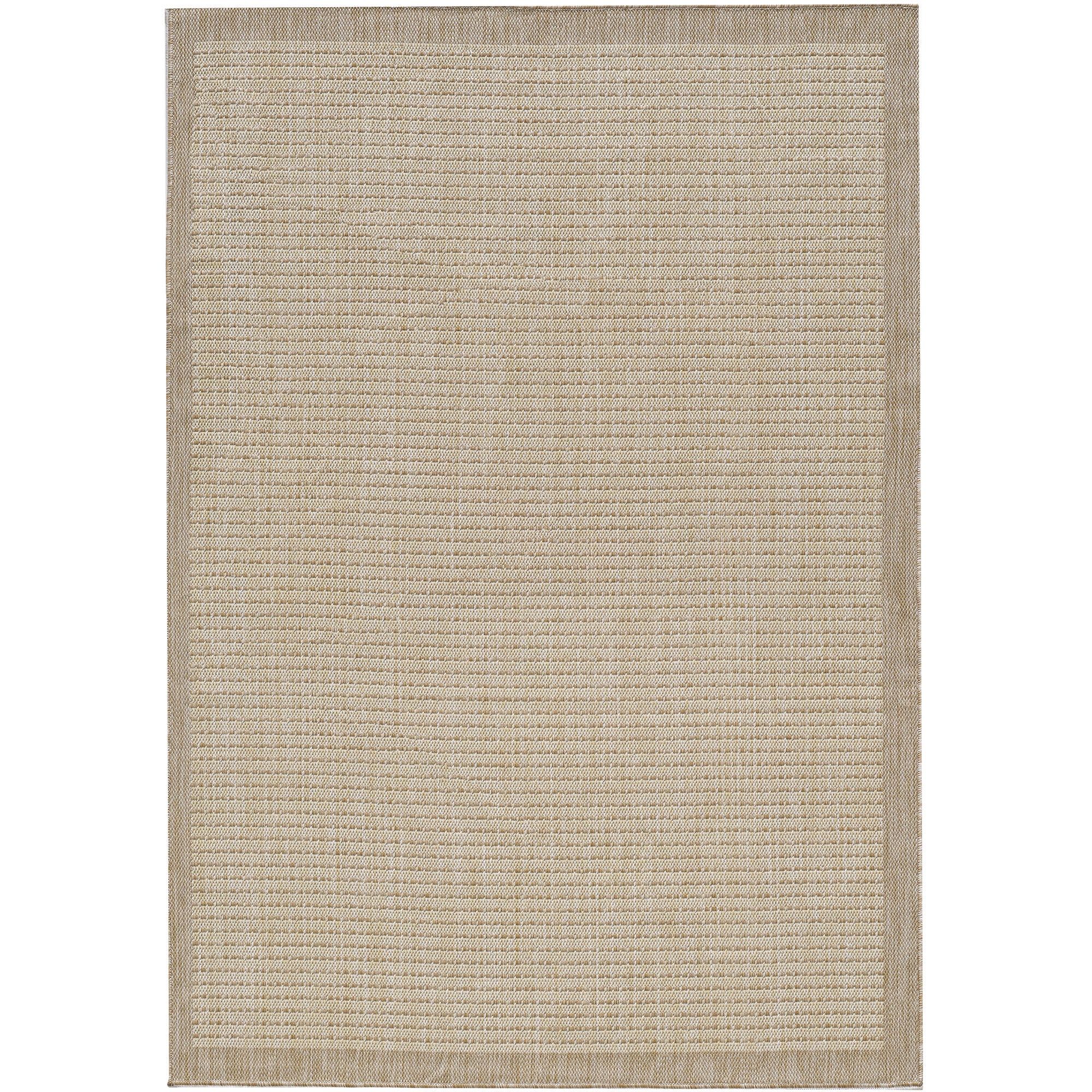 Beige high-pile runner for living room, Scandinavian boho style, 3D design