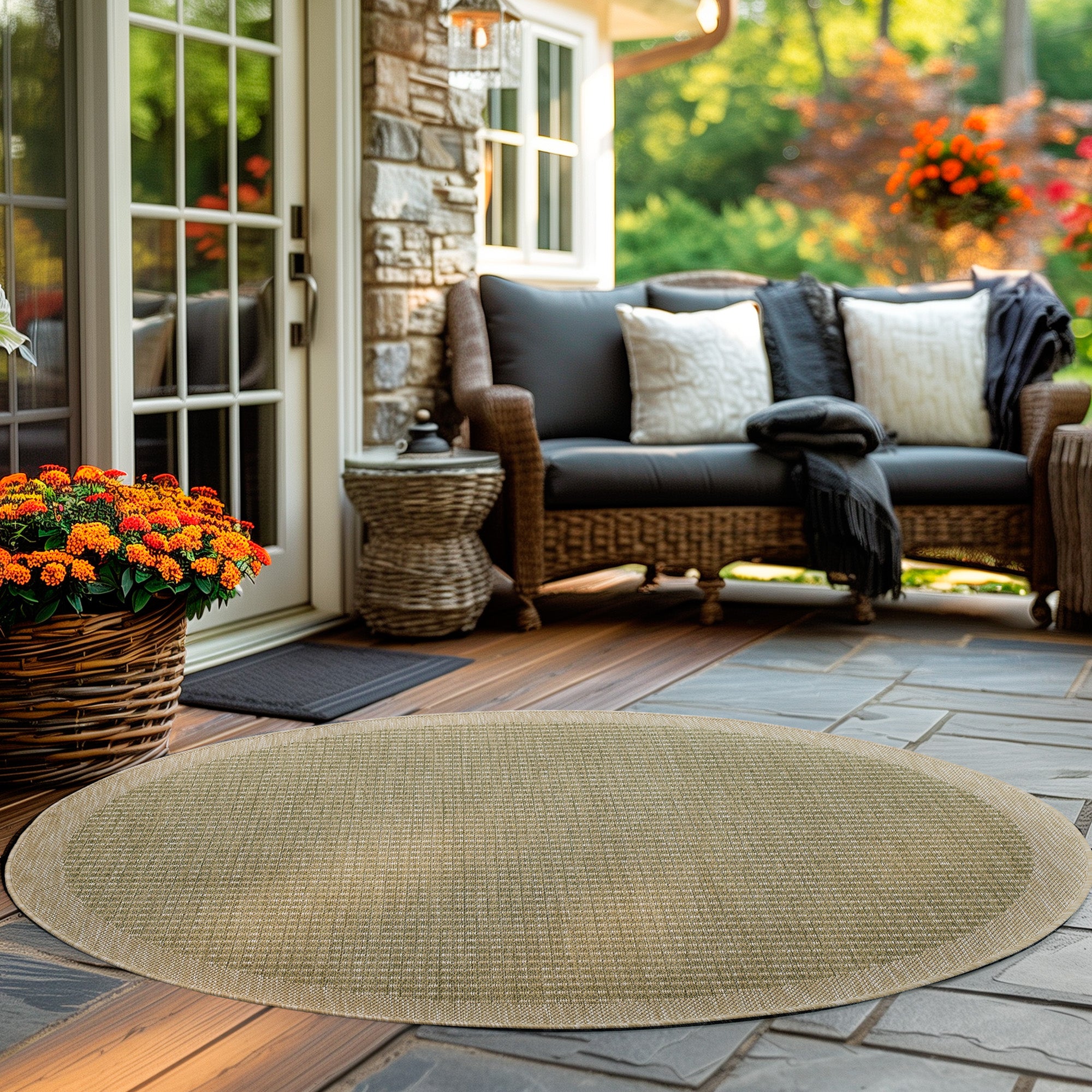 Tapis de couloir beige à poils longs pour salon, style bohème scandinave, motif 3D