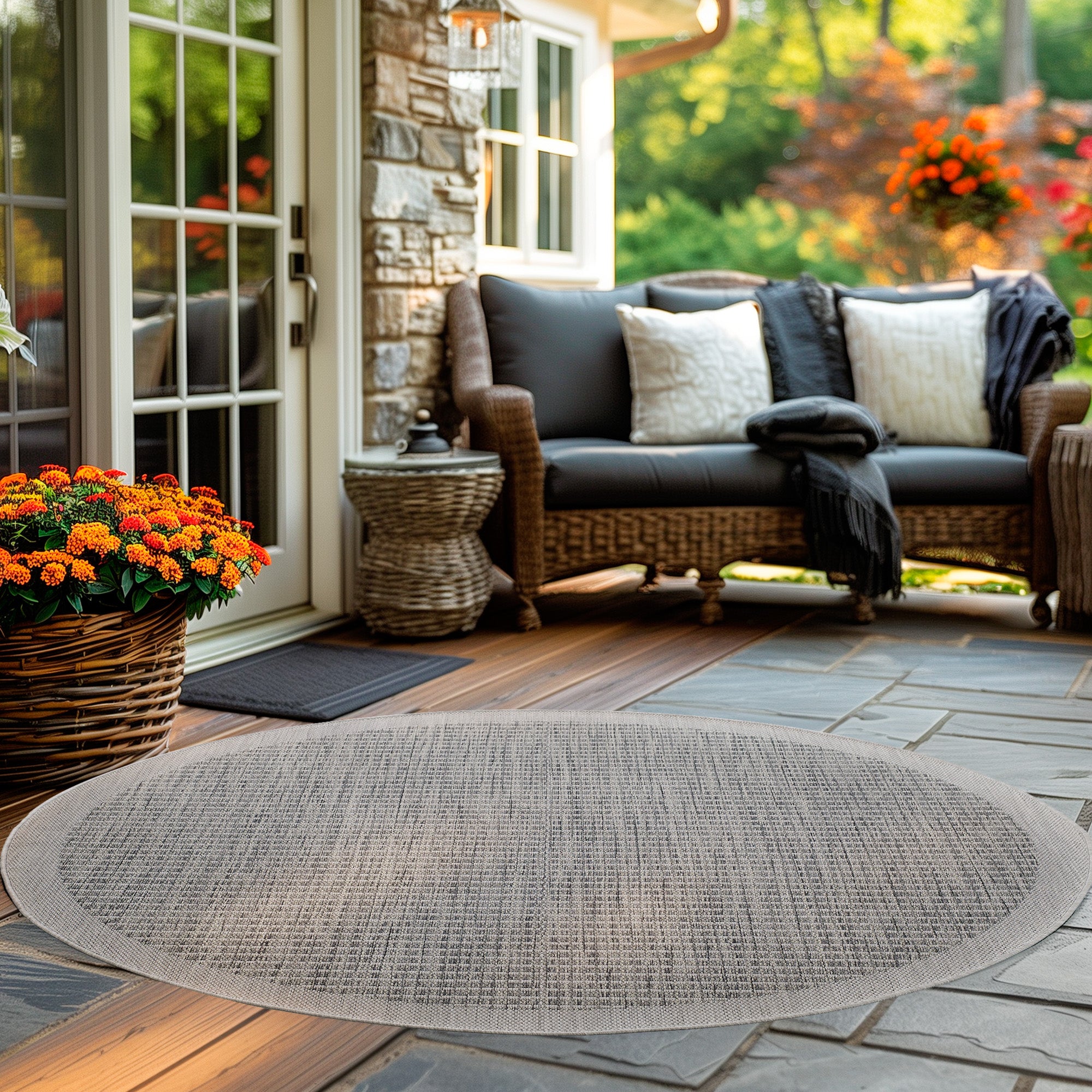 Tapis de couloir beige à poils longs pour salon, style bohème scandinave, motif 3D